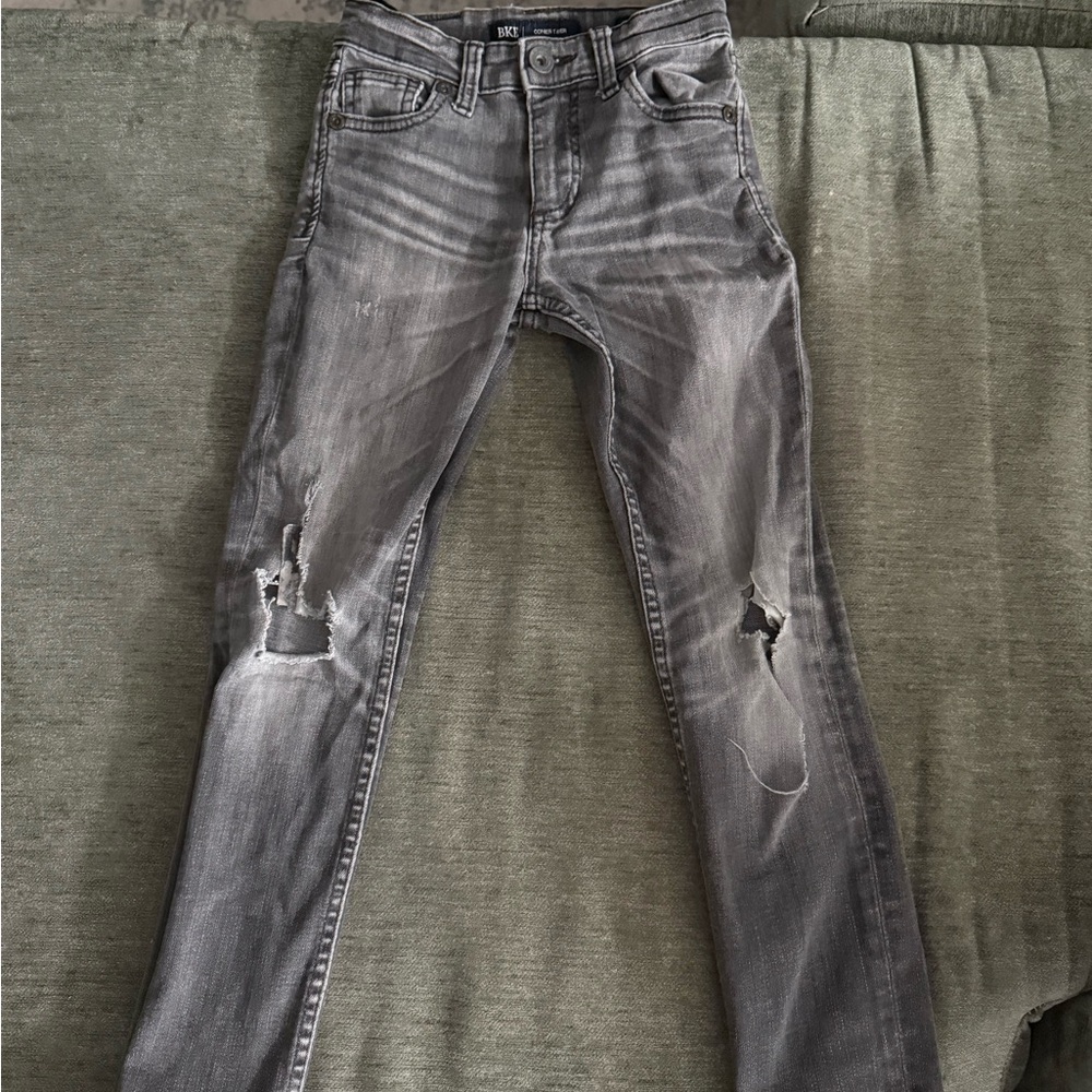 BKE Kids Distressed Jeans - Gray